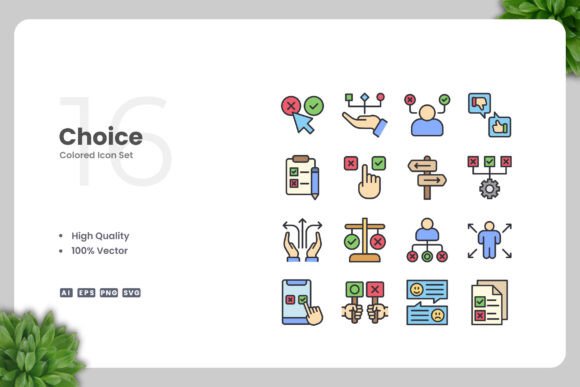 Choice Color Icons: Elevating Visual Communication with Simplicity and Versatility