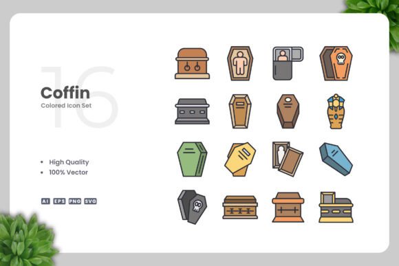 Coffin Color Icons: A Versatile Design Resource for Modern Creatives