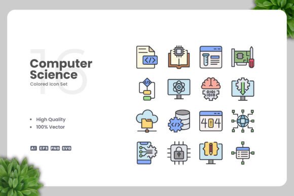 Computer Science Color Icons: A Versatile Tool for Modern Design