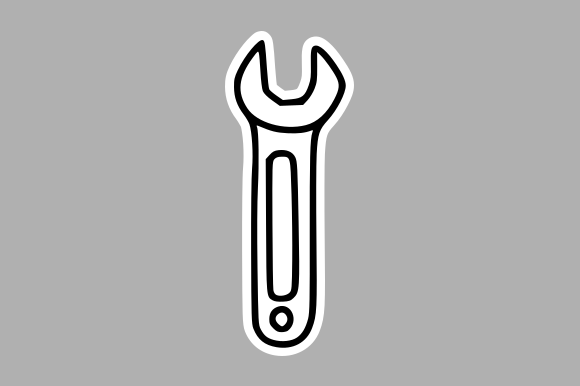 Construction Tool Wrench: A Versatile Design Asset for Creative Professionals