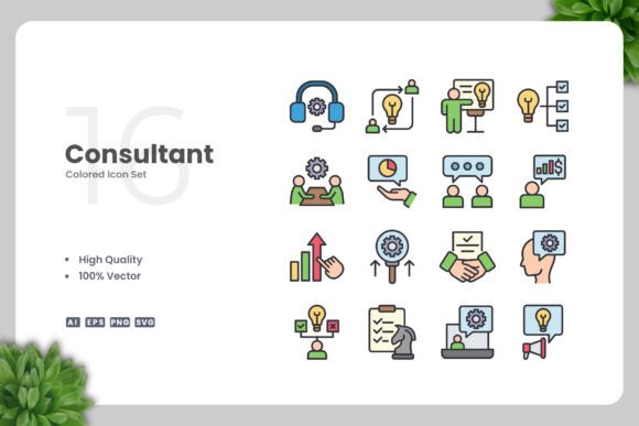 Consultant Color Icons: A Versatile Design Solution for Modern Creatives