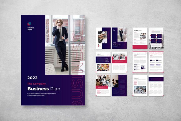 Creative Business Man Business Plan: A Professional Layout Template for Business Success
