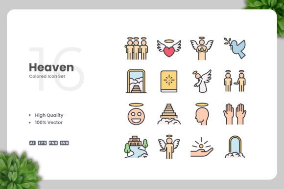 Heaven Colored Icons: A Versatile Design Solution for Modern Creatives